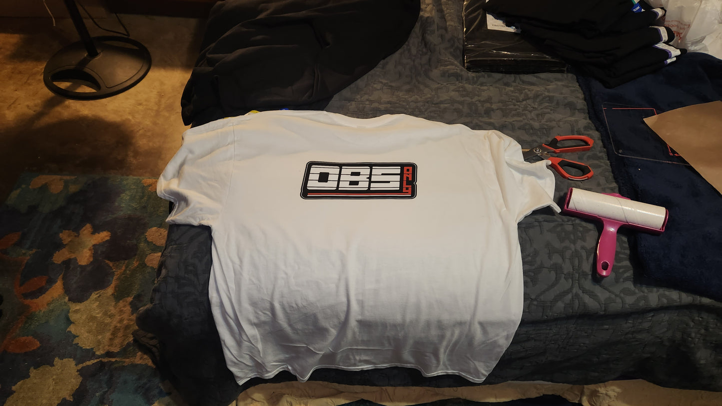 White Obs Only shirt