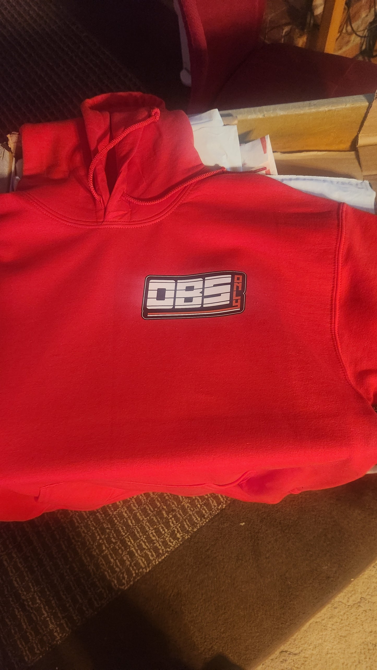 Obs Only Red Hoodie