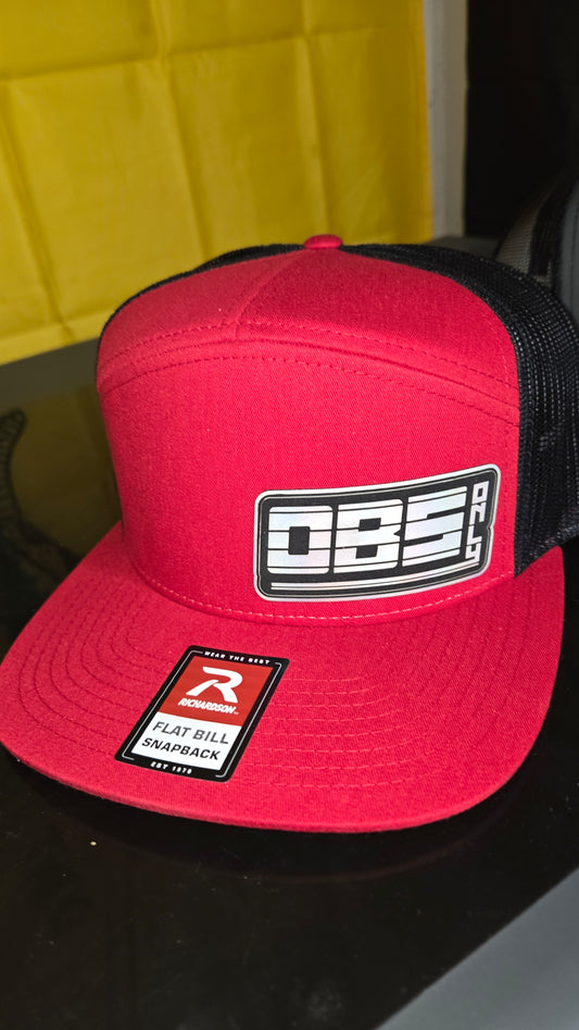 Richardson flatbill red with a open logo